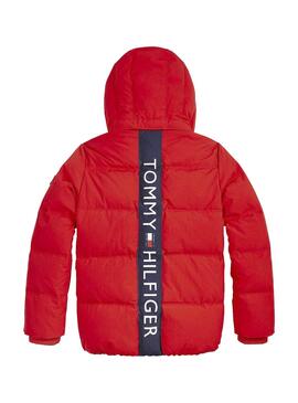 Giacca Tommy Hilfiger Essential Padded Rosso Bambino
