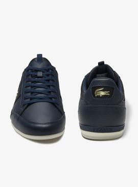 Sneakers Lacoste Chaymon Logo Blu Navy per Uomo