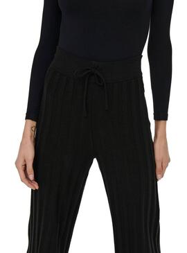 Pantaloni Only New Tessa Wide Nero per Donna