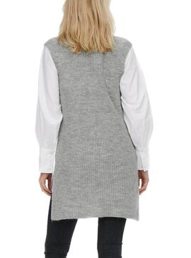 Vestito Only Cora Dolcevita Grigio per Donna