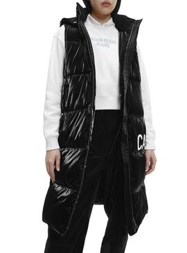 Gilet Calvin Klein Institutional Nero Donna