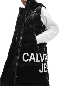 Gilet Calvin Klein Institutional Nero Donna