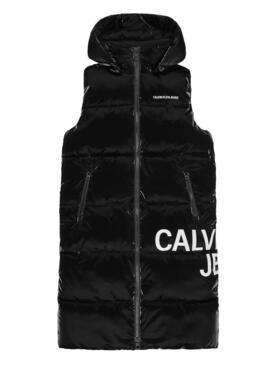 Gilet Calvin Klein Institutional Nero Donna