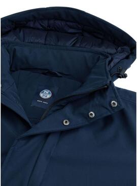 Parka North Sails Varberg Blu per Uomo