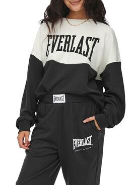 Felpa Only Everlast Colorblock per Donna