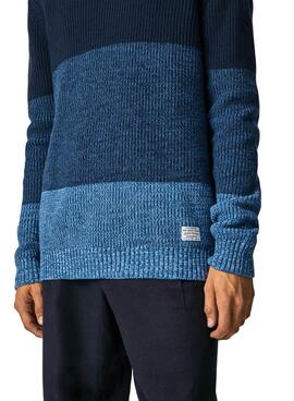 Pullover Pepe Jeans Henry Blu Navy per Uomo