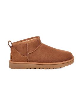 Stivales UGG W Classic Ultra Mini Marrone per Donna