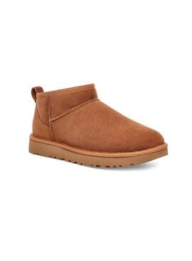 Stivales UGG W Classic Ultra Mini Marrone per Donna