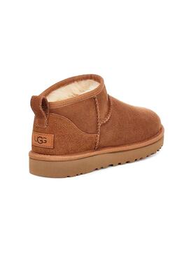 Stivales UGG W Classic Ultra Mini Marrone per Donna