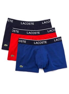 Pack 3 Mutande Lacoste Boxer per Uomo