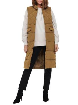 Gilet Only Stacy Camel per Donna