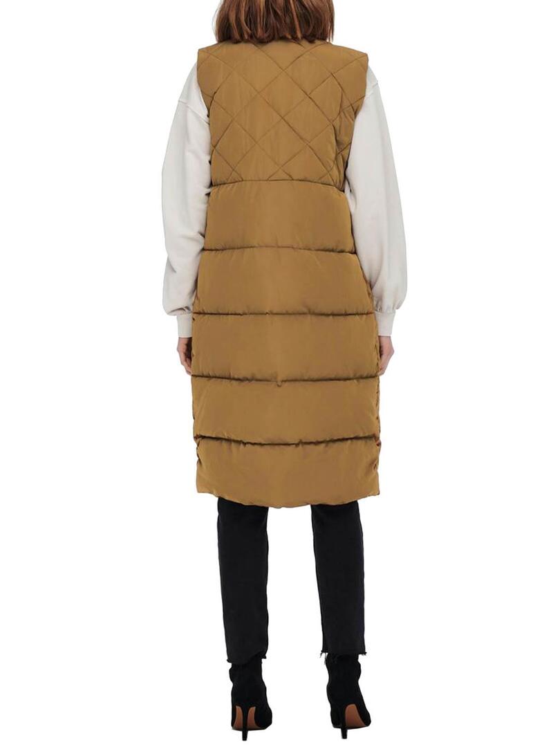 Gilet Only Stacy Camel per Donna