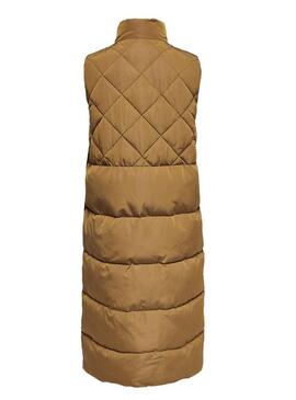 Gilet Only Stacy Camel per Donna
