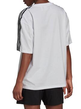 T-Shirt Adidas Adicolor Oversize Bianco Donna
