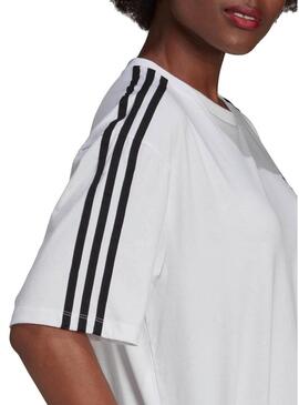 T-Shirt Adidas Adicolor Oversize Bianco Donna