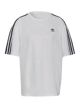 T-Shirt Adidas Adicolor Oversize Bianco Donna