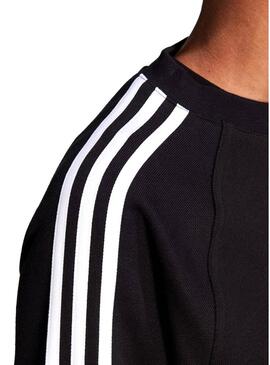 Felpa Adidas Cropped Nero Per Donna