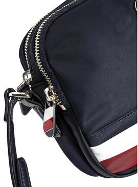 Borsa Tommy Hilfiger Poppy Crossover Blu Navy Donna