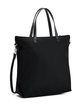 Borsa Tommy Hilfiger Rilassato Tote Nero Per Donna