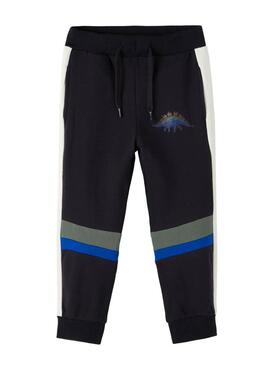 Pantaloni Tuta sportiva Name It Moeqe Blu Navy per Bambino