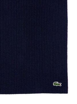 Sciarpa in lana Lacoste Echarpe Blu Navy Per Uomo