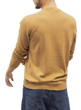 Pullover Klout Rilievo Beige per Uomo