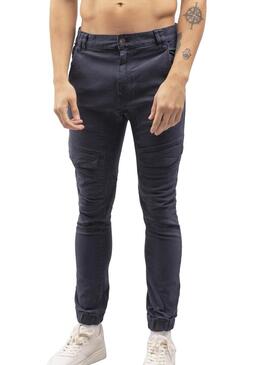 Pantaloni Klout Cargo Blu Navy per Uomo