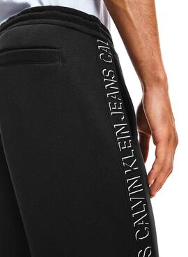 Pantaloni Calvin Klein Shadow Logo Nero Uomo
