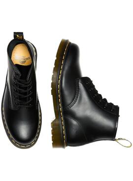Stivaletto Dr. Martens Pelle 101 6 Smooth Grommets Nero