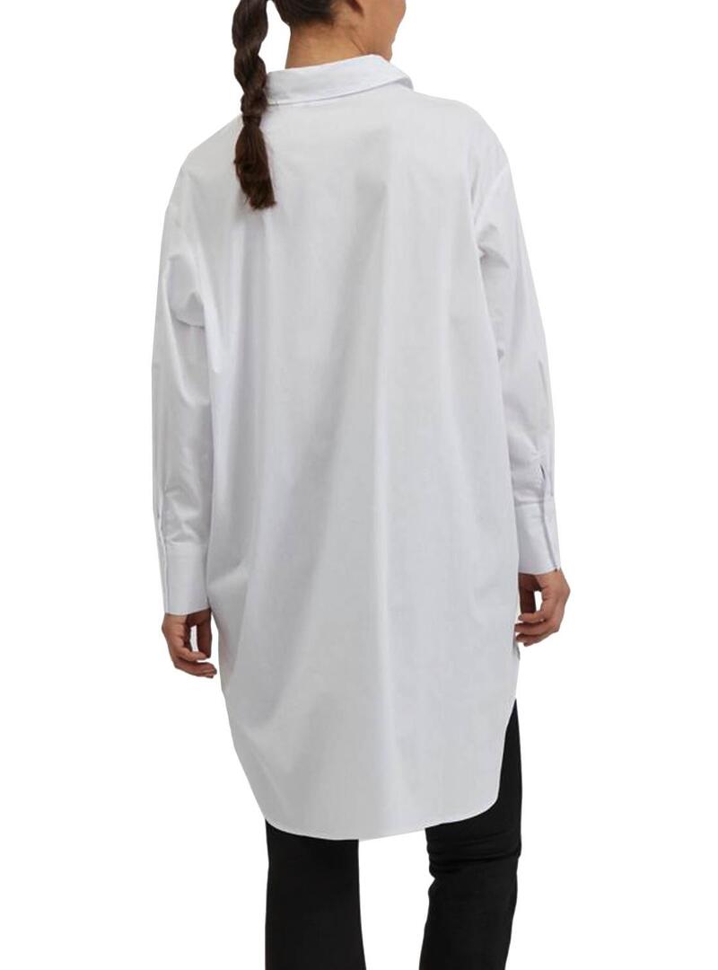 Camicia Vila Gimas Oversize Bianco per Donna