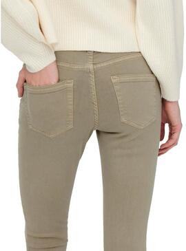 Pantaloni Only Blush Chino Skinny Marrone Donna