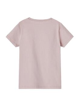 T-Shirt Name It Tubo rosa per Bambina