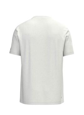 T-Shirt Pepe Jeans Abaden Bianco per Uomo