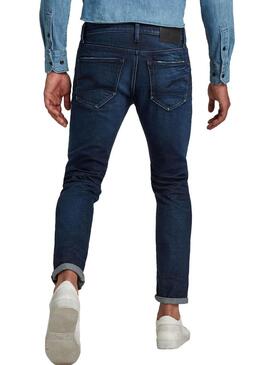 Jeans G-Star 3301 Indaco per Uomo