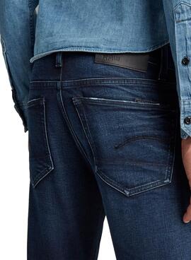 Jeans G-Star 3301 Indaco per Uomo