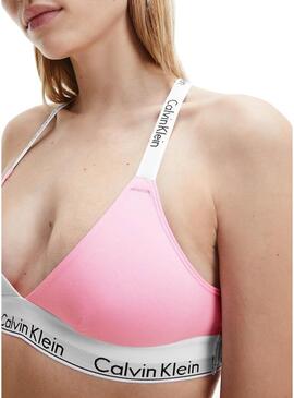 Reggiseno Calvin Klein Unlined Bralette Rosa Donna