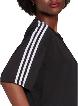 T-Shirt Adidas Adicolor Oversize Nero Donna