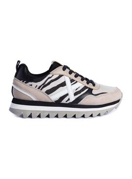 Sneaker Munich Ripple 32 Animal Print Per Donna