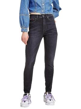 Jeans Tommy Jeans Sylvia Nero Donna