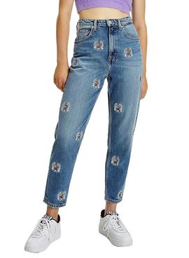 Jeans Tommy Jeans Mom Loghi Per Donna