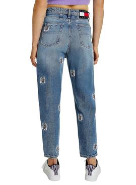 Jeans Tommy Jeans Mom Loghi Per Donna