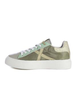 Sneaker Munich Rete Sky 347 Verde per Donna