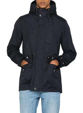 Parka Jack & Jones Lay Navy per Uomo