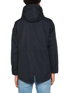 Parka Jack & Jones Lay Navy per Uomo