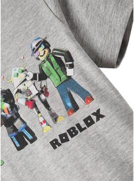 T-Shirt Name It Roblox Desmond Grigio per Bambino