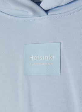 Felpa Name It Bablo Helsinki Blu per Bambina