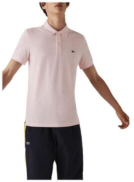 Polo Lacoste Slim Fit Rosa Per Uomo