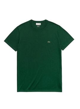 T-Shirt Lacoste Basico Verde Per Uomo