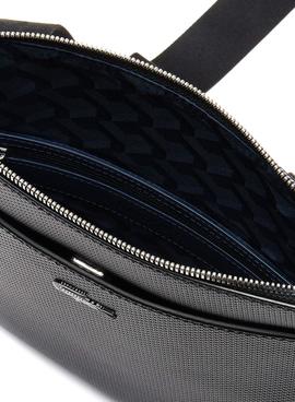 Borsa Lacoste Chantaco Piel Nero Uomo