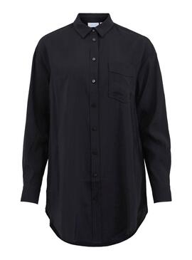 Camicia Vila Polilinea Oversize Nero per Donna